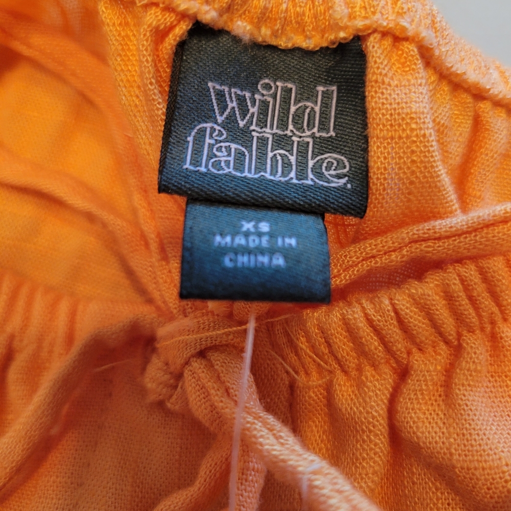 NWT Wild Fable XS Orange Mini Dress - Picture 9 of 10